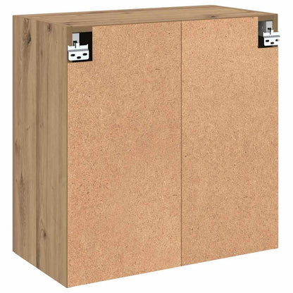 Armadietto a muro rovere artigianale 60 x 31 x 60 cm | homemem39