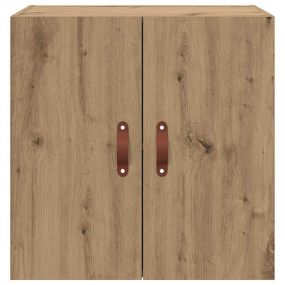 Armadietto a muro rovere artigianale 60 x 31 x 60 cm