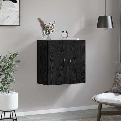 Mobiletto a muro Rovere Nero 60 x 31 x 60 cm Legno multistrato | homemem39