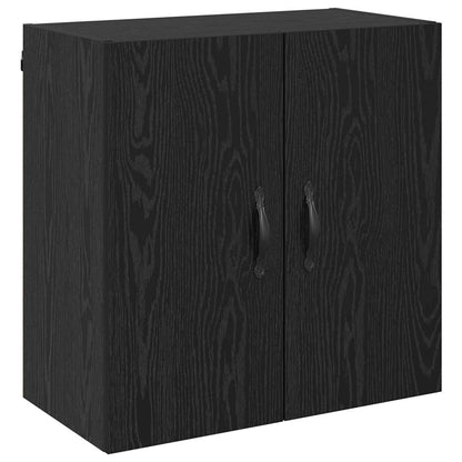 Mobiletto a muro Rovere Nero 60 x 31 x 60 cm Legno multistrato | homemem39