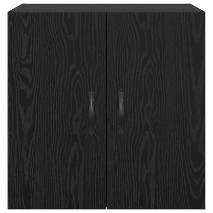 Mobiletto a muro Rovere Nero 60 x 31 x 60 cm Legno multistrato