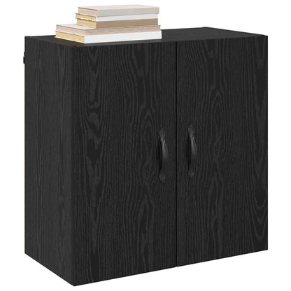 Mobiletto a muro Rovere Nero 60 x 31 x 60 cm Legno multistrato | homemem39