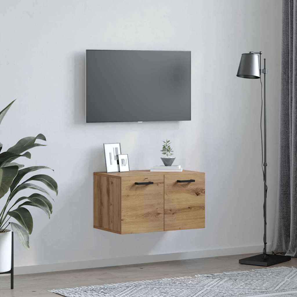 Mobiletto a muro Rovere artigianale 60 x 36,5 x 35 cm | homemem39