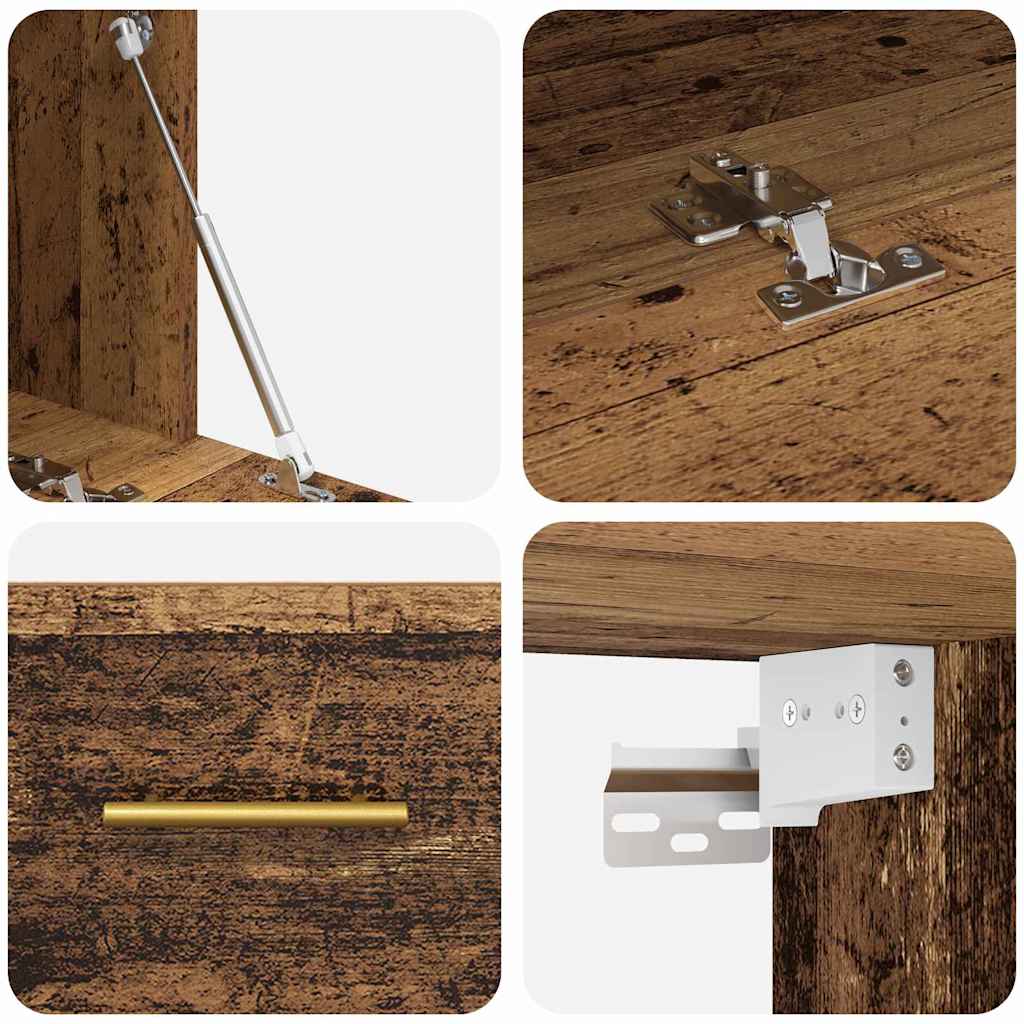 Armadietto a muro Legno vecchio 80 x 36.5 x 35 cm | homemem39