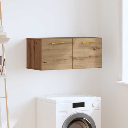 Armadietto a muro rovere artigianale 80 x 36.5 x 35 cm | homemem39