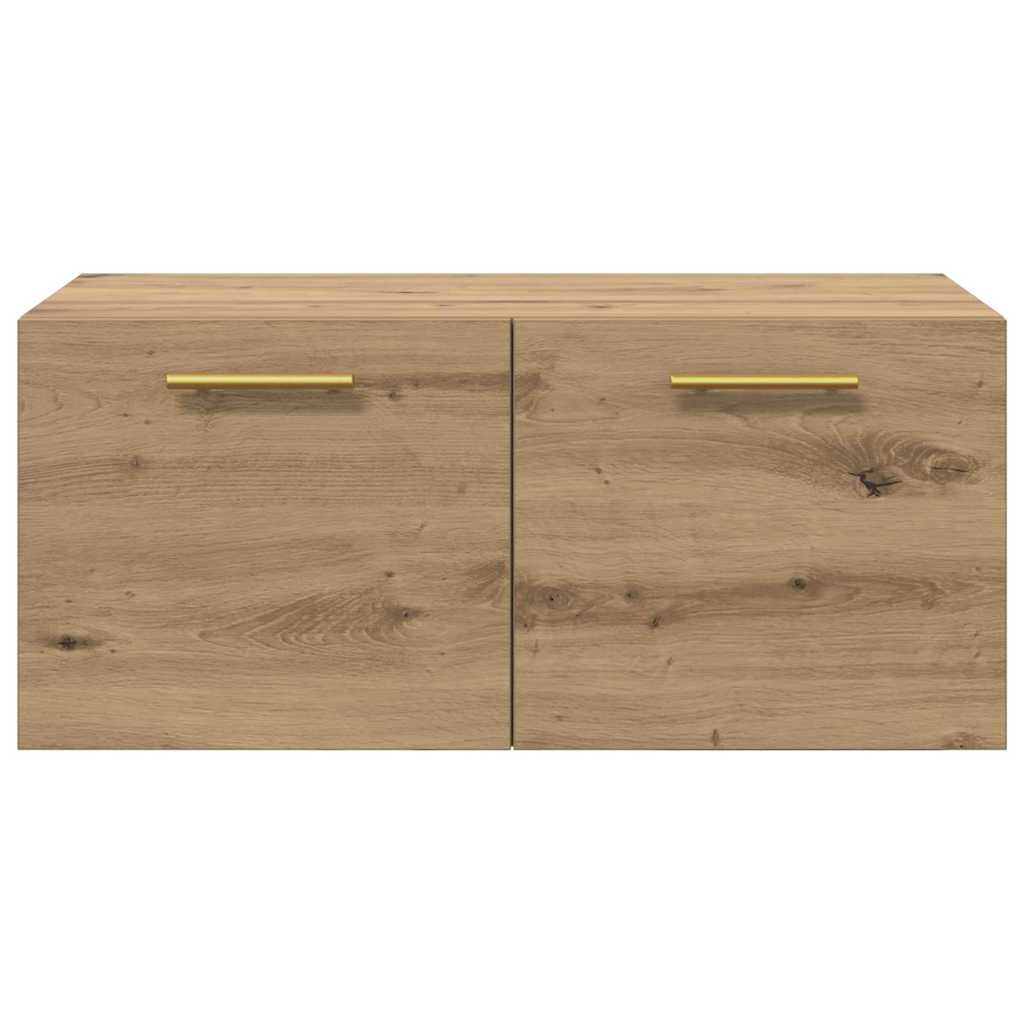 Armadietto a muro rovere artigianale 80 x 36.5 x 35 cm | homemem39