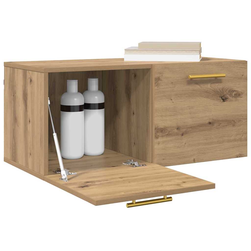 Armadietto a muro rovere artigianale 80 x 36.5 x 35 cm | homemem39