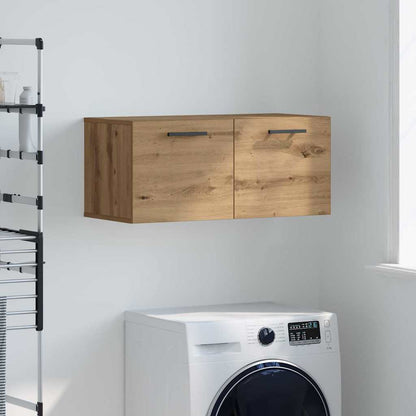 Armadietto a muro rovere artigianale 80 x 36.5 x 35 cm | homemem39