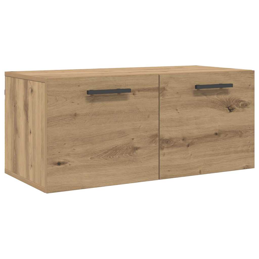 Armadietto a muro rovere artigianale 80 x 36.5 x 35 cm | homemem39