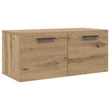 Armadietto a muro rovere artigianale 80 x 36.5 x 35 cm | homemem39