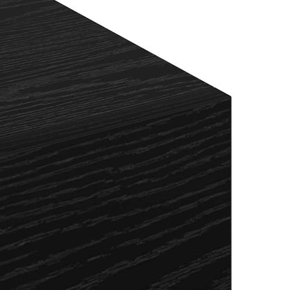 Armadietto a muro Rovere nero 80 x 36.5 x 35 cm | homemem39