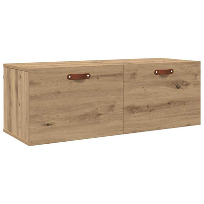 Mobiletto a muro Rovere artigianale 100 x 36,5 x 35 cm