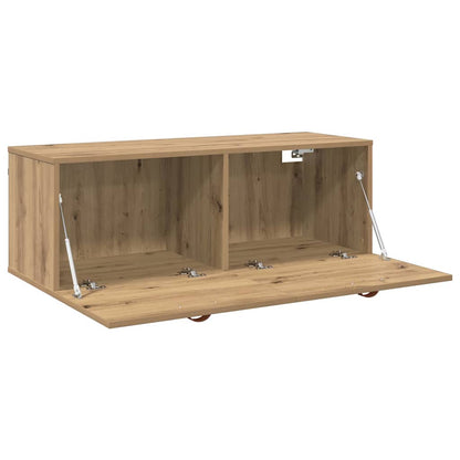 Mobiletto a muro Rovere artigianale 100 x 36,5 x 35 cm