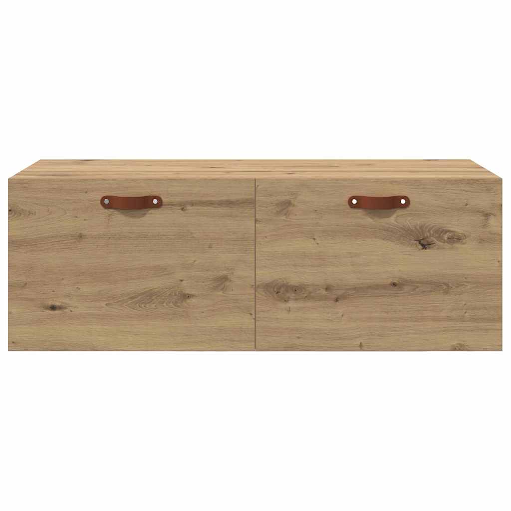 Mobiletto a muro Rovere artigianale 100 x 36,5 x 35 cm