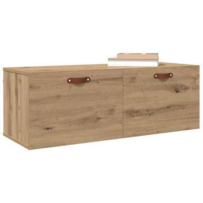 Mobiletto a muro Rovere artigianale 100 x 36,5 x 35 cm