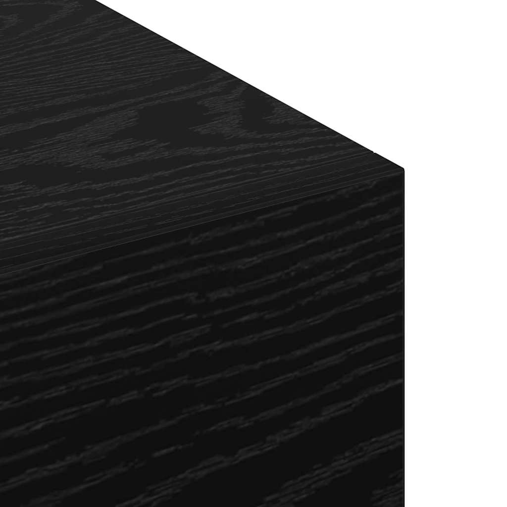 Mobiletto a muro Rovere Nero 100 x 36,5 x 35 cm | homemem39