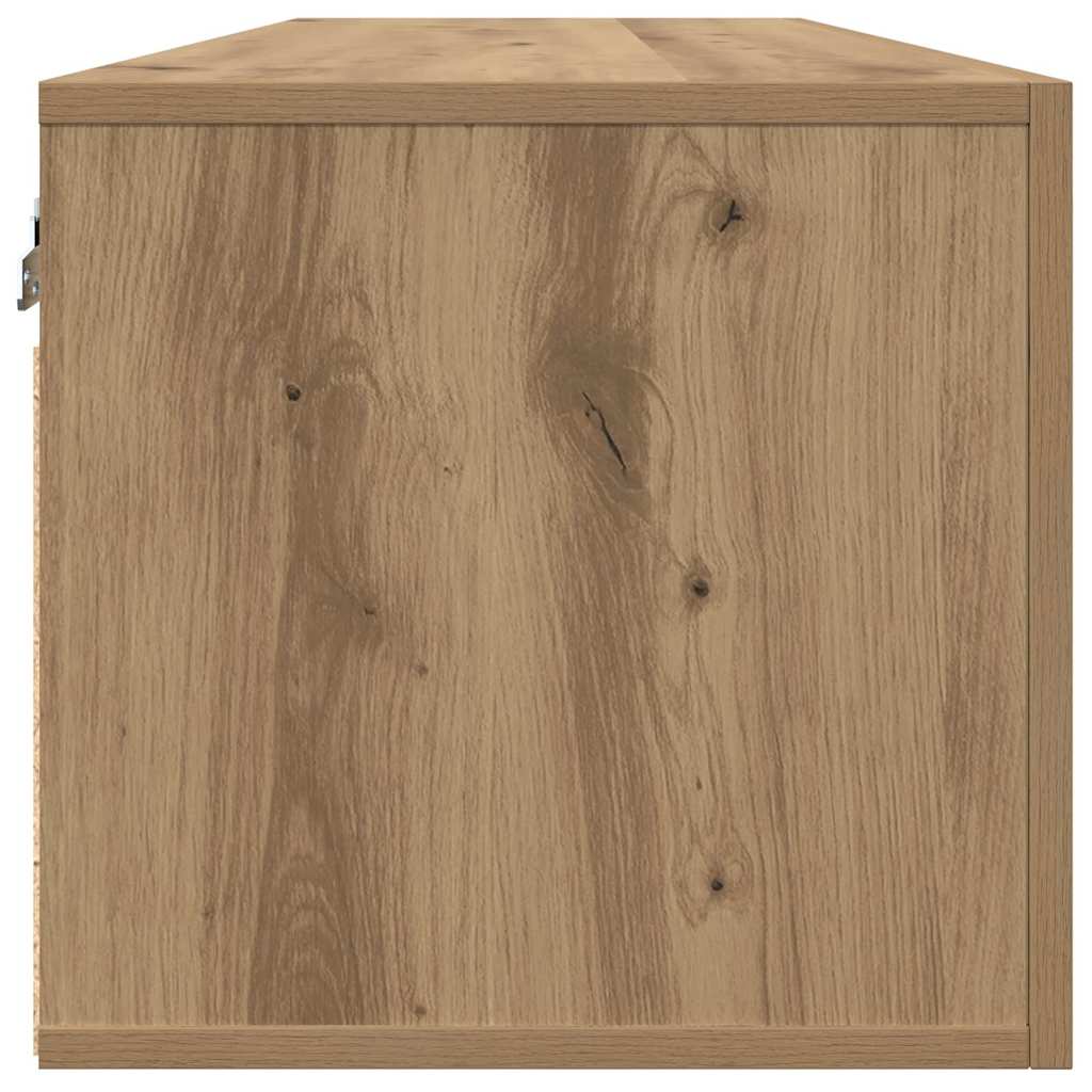 Armadietto a muro rovere artigianale 100 x 36.5 x 35 cm | homemem39
