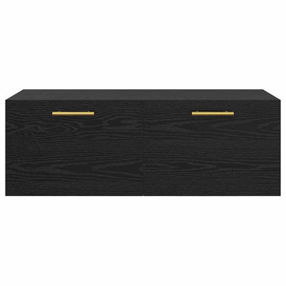 Armadietto a muro Rovere nero 100 x 36.5 x 35 cm | homemem39