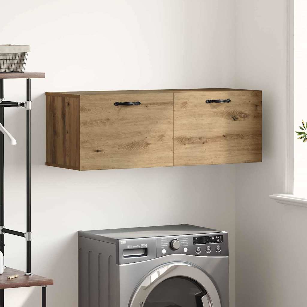 Mobiletto a muro Rovere artigianale 100 x 36,5 x 35 cm | homemem39