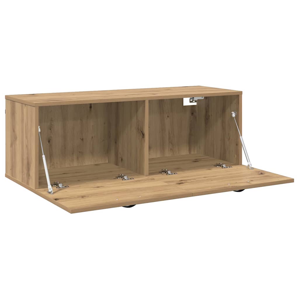 Mobiletto a muro Rovere artigianale 100 x 36,5 x 35 cm | homemem39