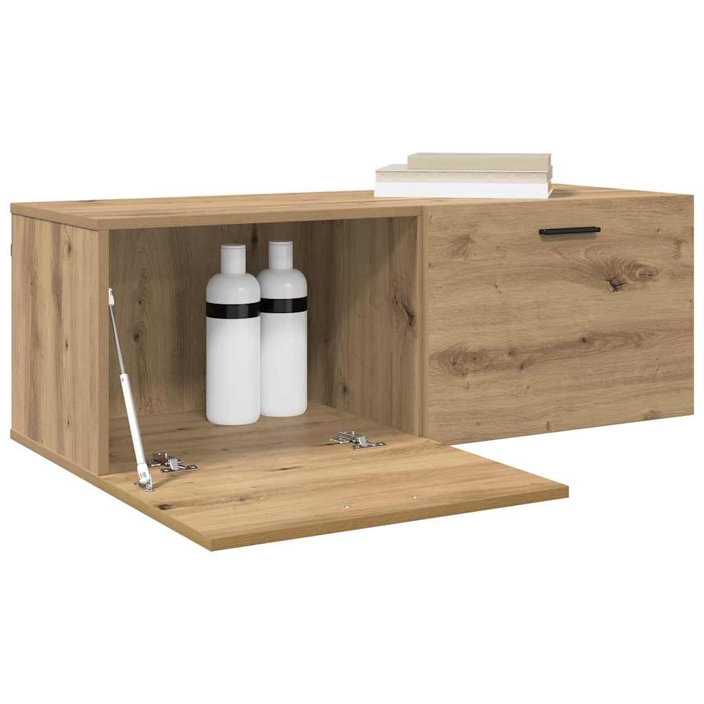 Mobiletto a muro Rovere artigianale 100 x 36,5 x 35 cm | homemem39