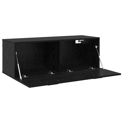 Mobiletto a muro Rovere Nero 100 x 36,5 x 35 cm | homemem39