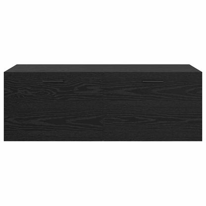 Mobiletto a muro Rovere Nero 100 x 36,5 x 35 cm