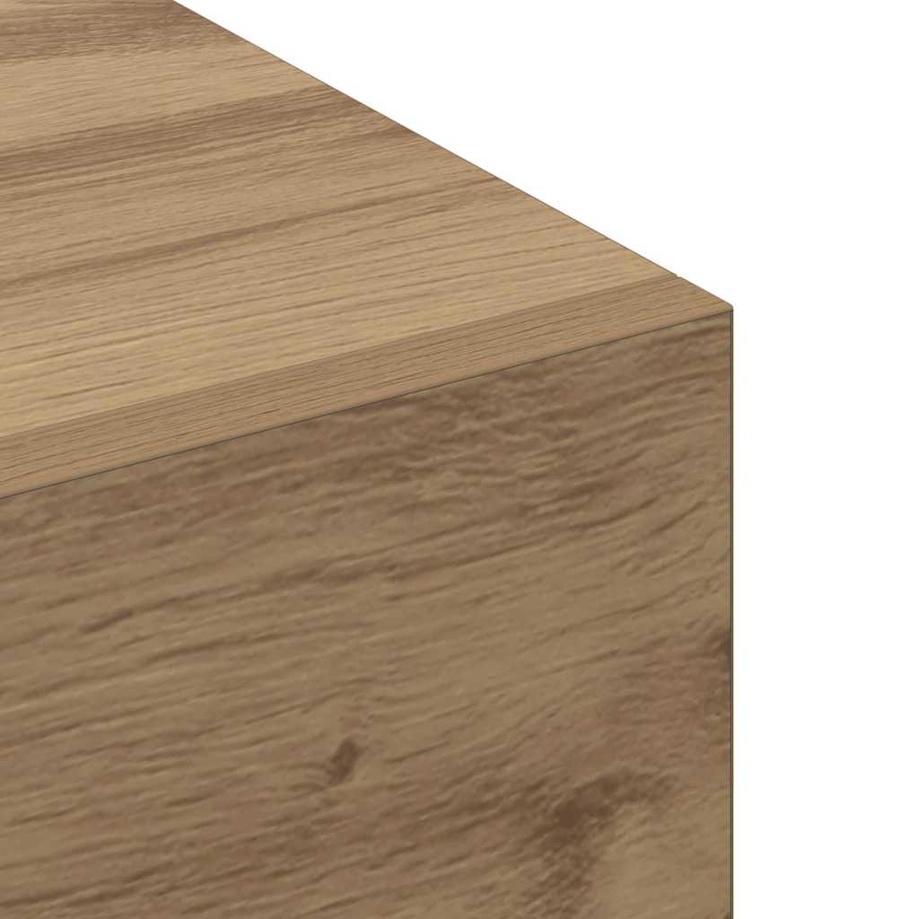 Armadietto a muro rovere artigianale 100 x 36.5 x 35 cm