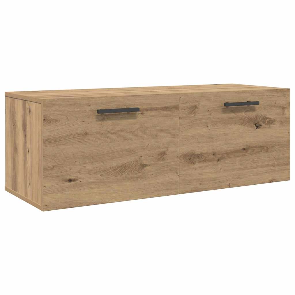 Armadietto a muro rovere artigianale 100 x 36.5 x 35 cm | homemem39