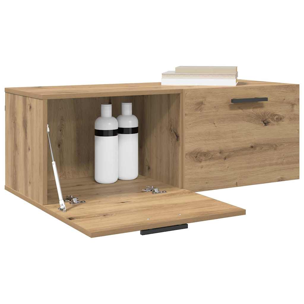 Armadietto a muro rovere artigianale 100 x 36.5 x 35 cm | homemem39