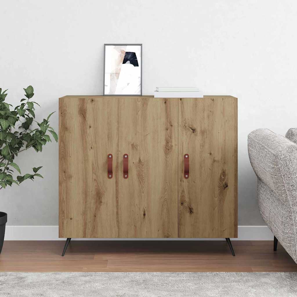 Credenza Rovere artigianale 89,5 x 34 x 80 cm Legno multistrato