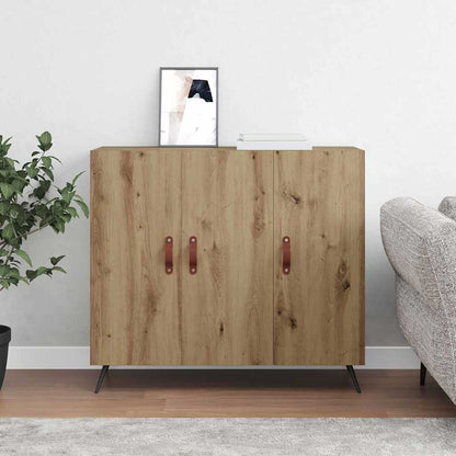 Credenza Rovere artigianale 89,5 x 34 x 80 cm Legno multistrato