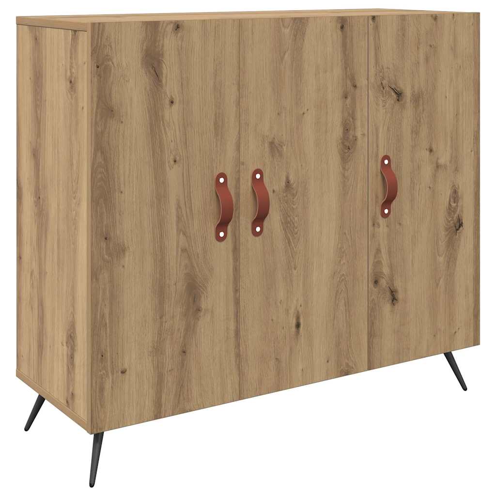 Credenza Rovere artigianale 89,5 x 34 x 80 cm Legno multistrato