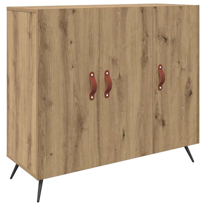 Credenza Rovere artigianale 89,5 x 34 x 80 cm Legno multistrato