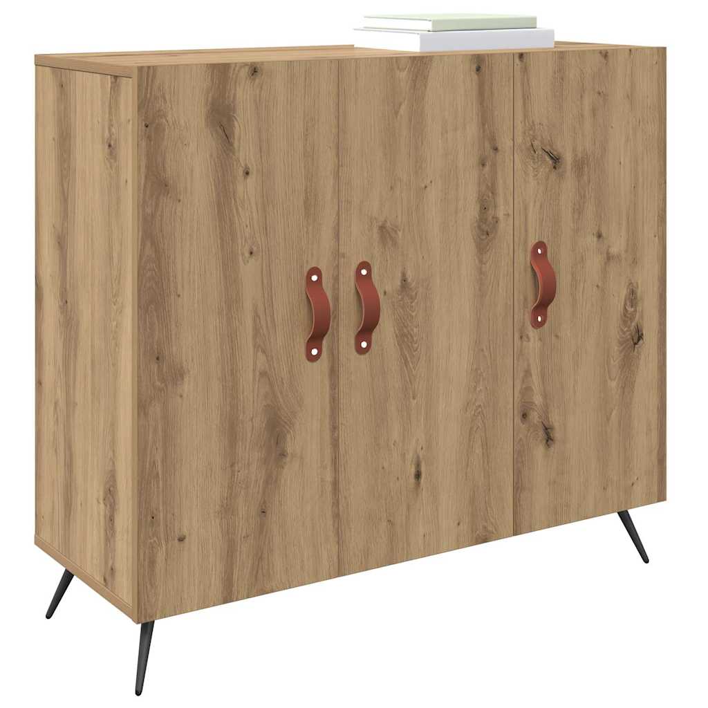Credenza Rovere artigianale 89,5 x 34 x 80 cm Legno multistrato