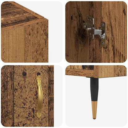 Credenza Legno vecchio 90 x 34 x 80 cm Legno multistrato