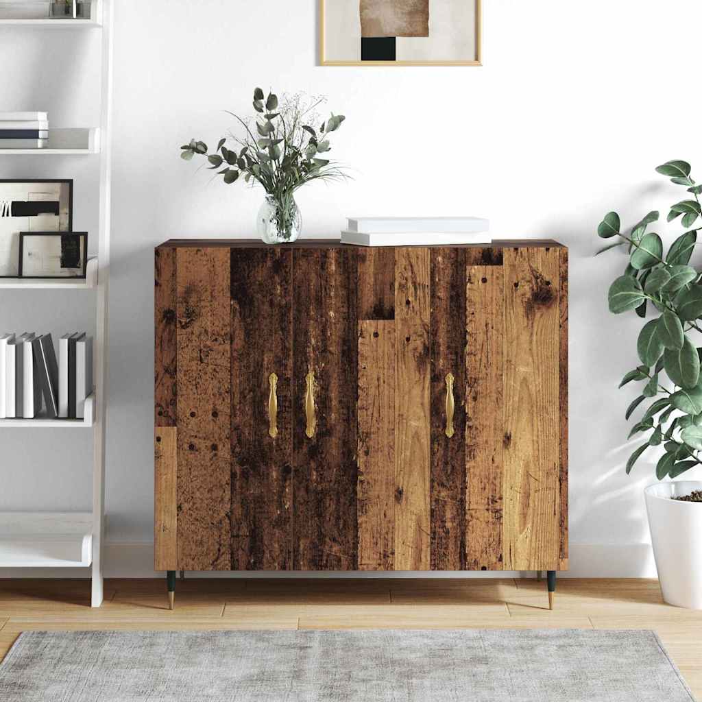 Credenza Legno vecchio 90 x 34 x 80 cm Legno multistrato