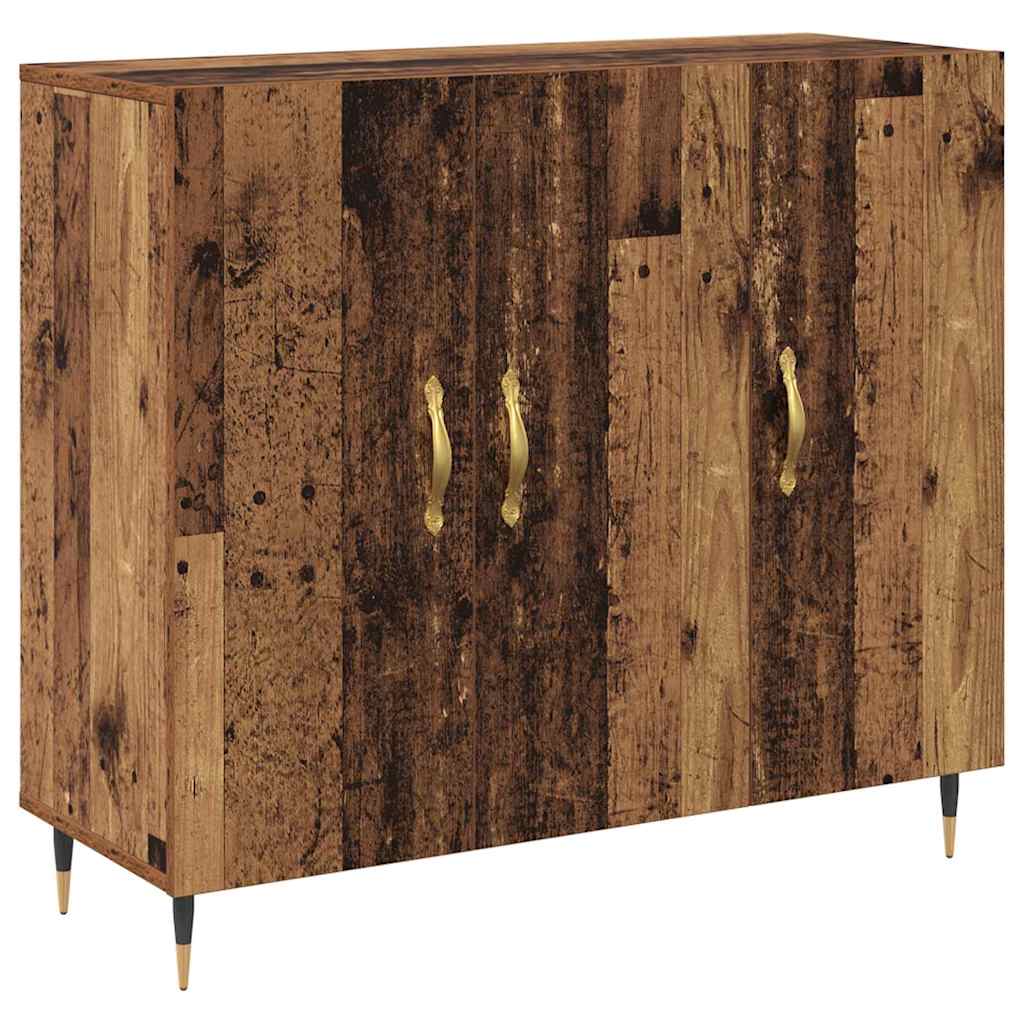 Credenza Legno vecchio 90 x 34 x 80 cm Legno multistrato