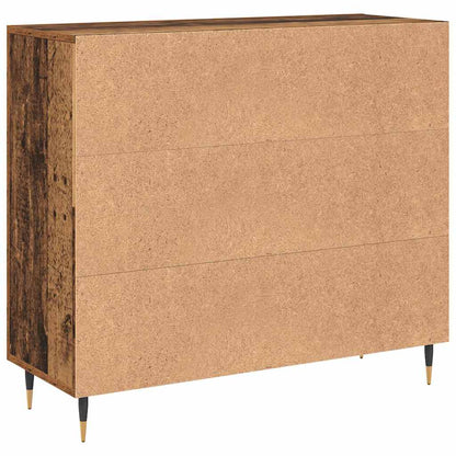Credenza Legno vecchio 90 x 34 x 80 cm Legno multistrato