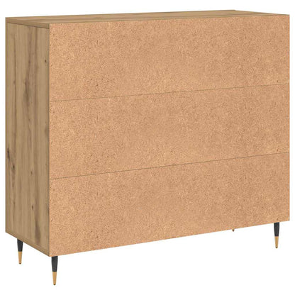 Credenza Rovere artigianale 90 x 34 x 80 cm Legno multistrato