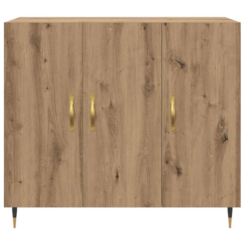 Credenza Rovere artigianale 90 x 34 x 80 cm Legno multistrato