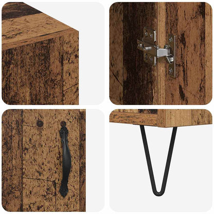 Credenza Legno vecchio 90 x 32,5 x 80 cm Legno multistrato