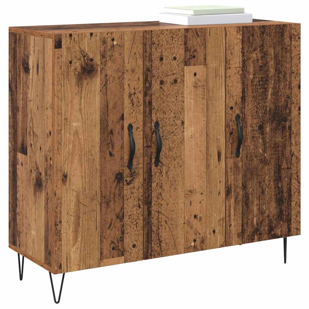 Credenza Legno vecchio 90 x 32,5 x 80 cm Legno multistrato