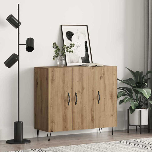 Credenza Rovere artigianale 90 x 32,5 x 80 cm Legno multistrato