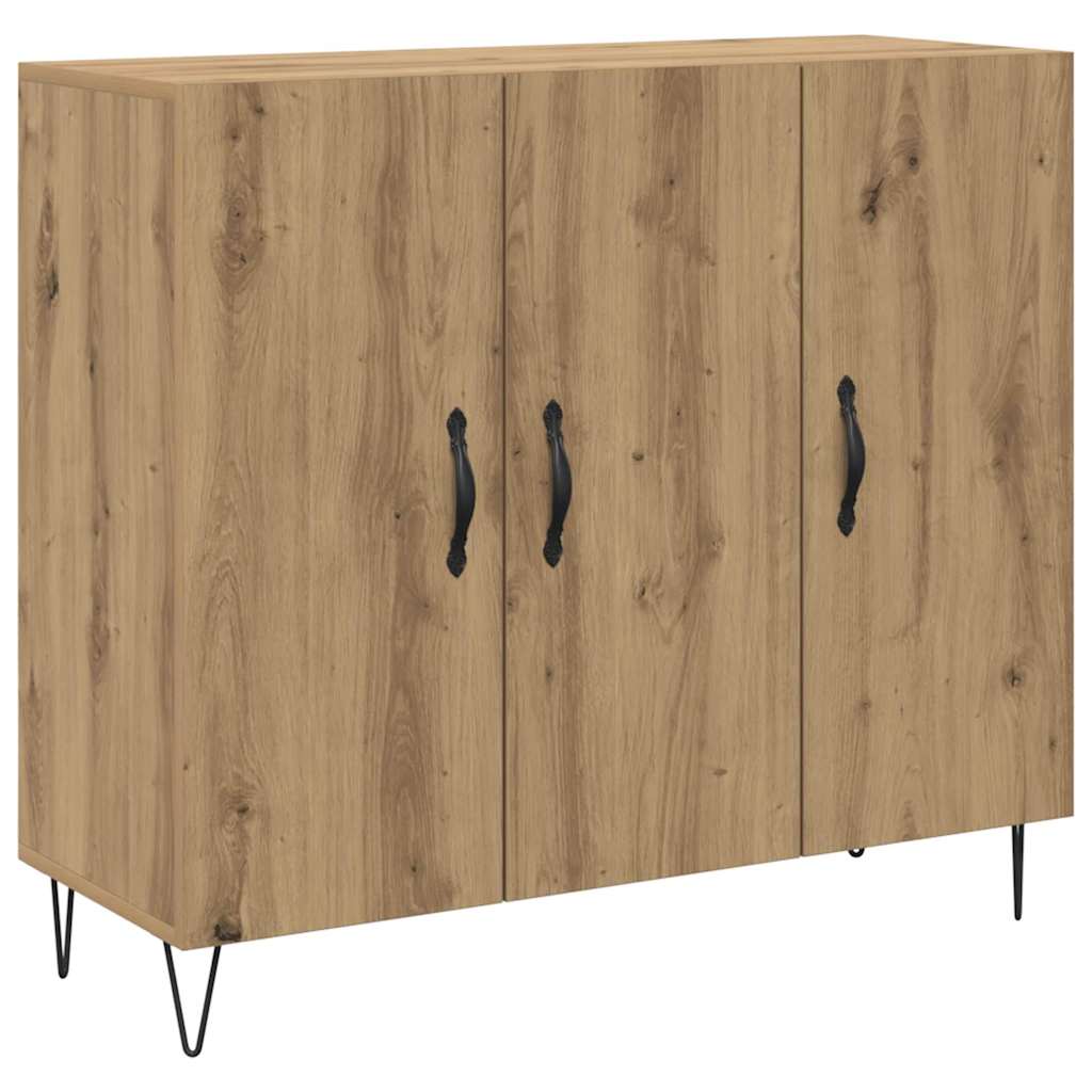 Credenza Rovere artigianale 90 x 32,5 x 80 cm Legno multistrato