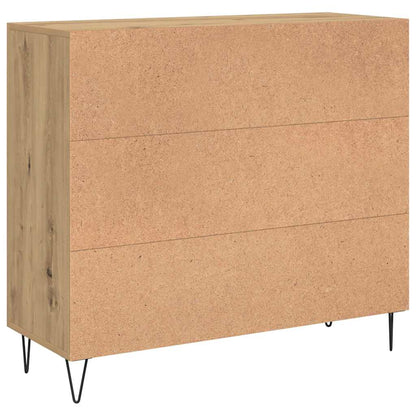 Credenza Rovere artigianale 90 x 32,5 x 80 cm Legno multistrato