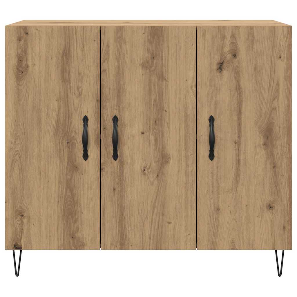 Credenza Rovere artigianale 90 x 32,5 x 80 cm Legno multistrato