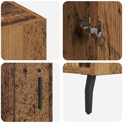 Credenza Legno vecchio 90 x 34 x 80 cm Legno multistrato