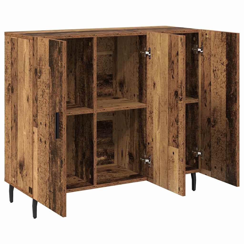 Credenza Legno vecchio 90 x 34 x 80 cm Legno multistrato