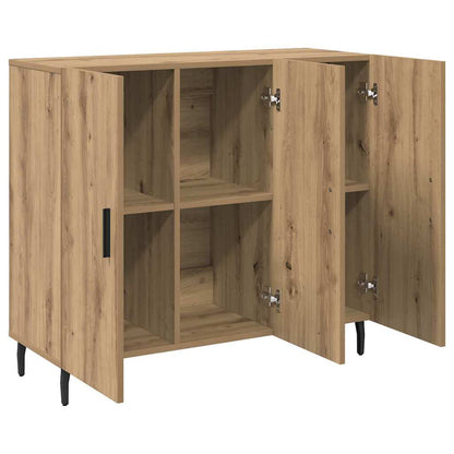 Credenza Rovere artigianale 90 x 34 x 80 cm Legno multistrato